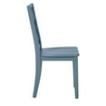 thumbnail image 4 of Linon Nico Side Chair Lattice Back Design in Crisp Graphite Gray Finished Wood, 4 of 12