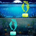 thumbnail image 5 of YSITIAN Dolphin 3D Night Light for Kids 16 Color Changing 3D Illusion Lamp with Remote, Dolphin 3D lamp Dolphin Lamp for Bedroom Dolphin Gifts F1116-242, 5 of 8