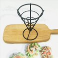 thumbnail image 4 of 12 Uds. de Estantes MetáLicos de Alambre para Alimentos, Cesta Frita en Cono, Soporte para Patatas Fritas, Soporte de ExhibicióN, Soporte para Pollo, 4 of 5