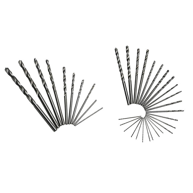 10/25pcs High Speed Steel Mini set High speed Drill Kit HSS Micro Drill Bit Twist Set Woodworking Wood Tool