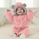 thumbnail image 1 of Traje de oso para bebé, leggings, ropa de lana de invierno para niñas y niños, mono con capucha, traje de nieve, abrigo para niños, 1 of 8