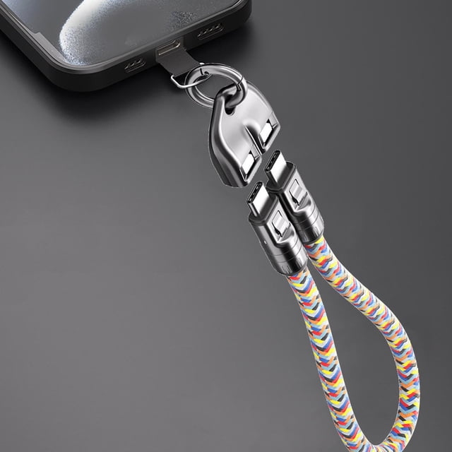 Cable de Carga de Teléfono C a C Cable de Carga de 240W con Pulsera Portátil