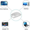 thumbnail image 3 of Souris Bluetooth – Souris Sans Fil pour Ordinateur Portable Mac (Rechargeable) Argent, 3 of 8