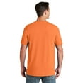 thumbnail image 4 of JERZEES Men's Hi Vis Safety Orange Dri-Power 50/50 Crew Neck Short Sleeve Work T-Shirt, 1-Pack S-2XL, 4 of 5