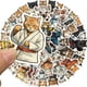 thumbnail image 2 of Paquete de pegatinas con tema de gato de Kung-Fu, 50 unidades, para álbumes de recortes y más, 2 of 2