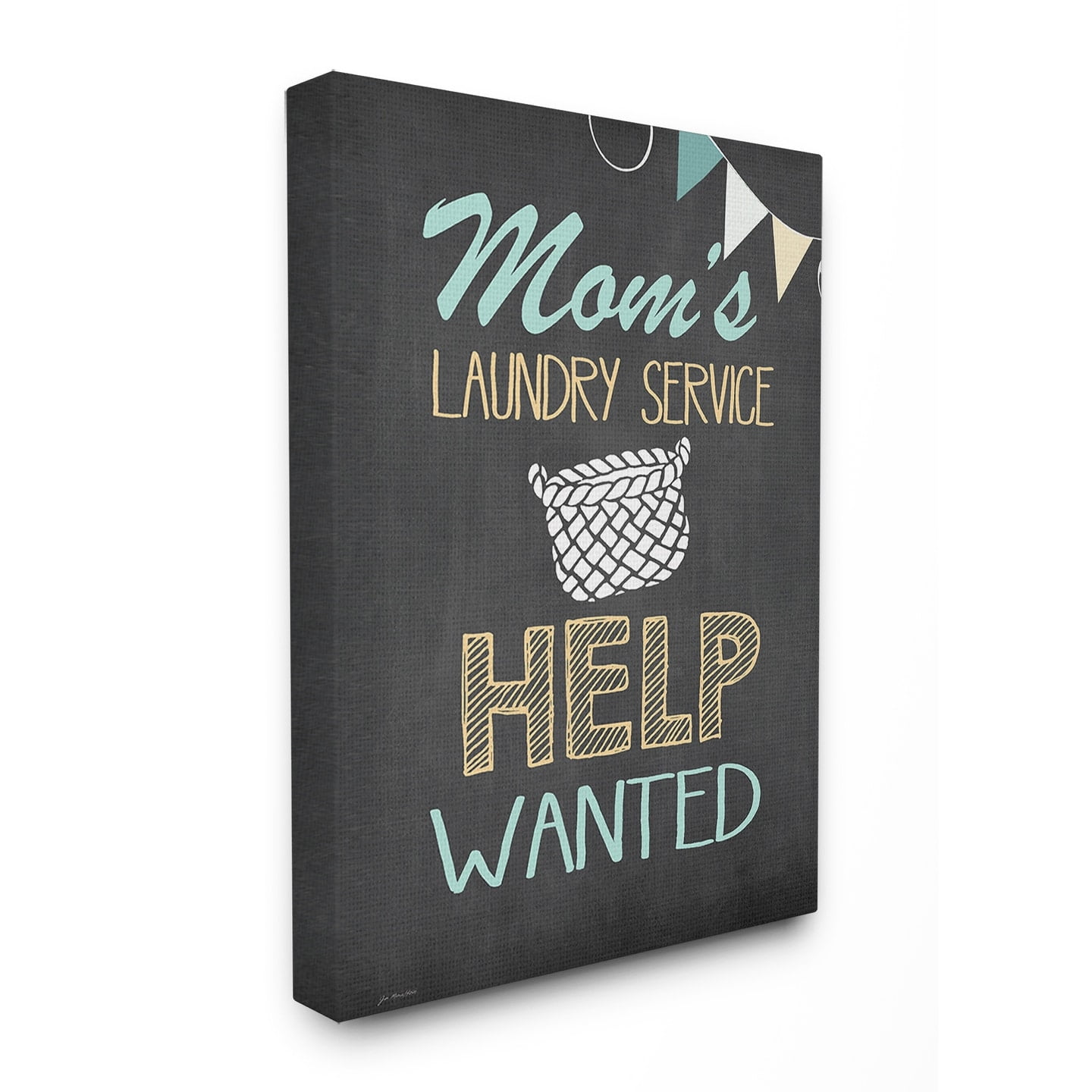 The Stupell Home Decor Collection Moms Laundry Service Help Wanted Wall Art