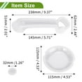 thumbnail image 4 of Cubierta de manija de puerta Unique Bargains para Jeep Wrangler JK JKU 2007-2018, cubierta de manija de portón trasero, juego de guardas de receso, decoración exterior, trim ABS, 1 juego blanco, 4 of 6