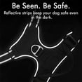 thumbnail image 3 of Reflective Dog Harness No Pull Dog Vest Harness With Handle, Breathable Padded Dog Chest Harness Adjustable for Small to Large Dogs, Black, Size L, 3 of 10
