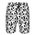 thumbnail image 4 of Kdxio Cute Panda Pattern Mens Casual Shorts - Drawstring Summer Beach Sports Shorts for Men, 4 of 9