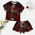 thumbnail image 5 of Dead by Daylight Women Pajamas Set Loungewear Sleepwear 2 Piece PJ Sets, 5 of 8