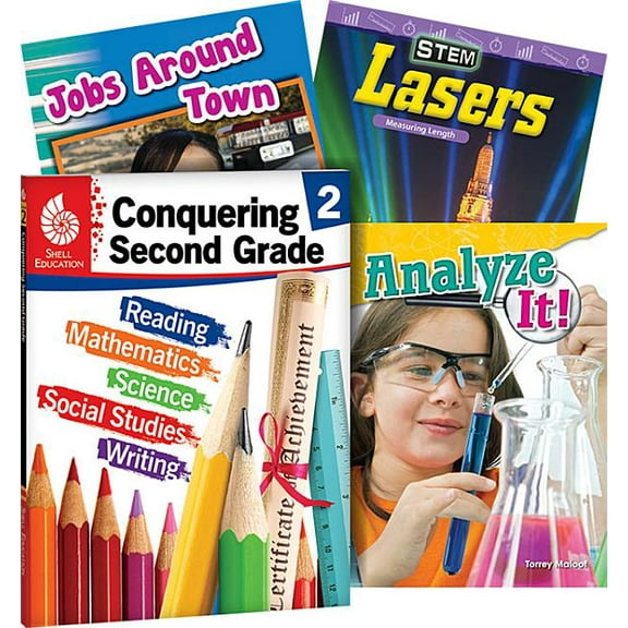 Learn-At-Home: Conquering Second Grade, 4-Book Set (Other)