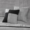 thumbnail image 3 of Home Essence Connell 7 Piece Comforter Set, Grey, Full, 3 of 8