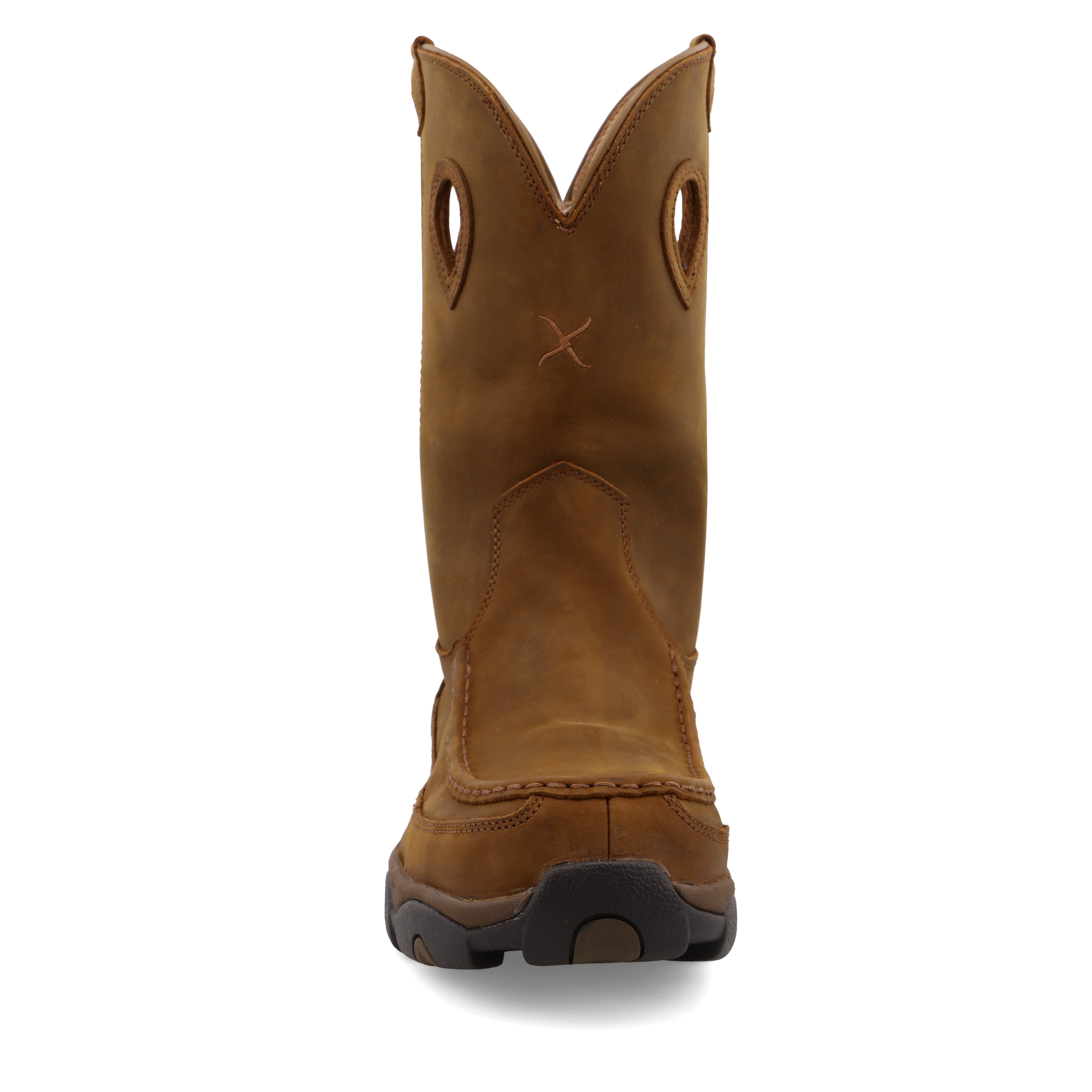 Twisted X Men's 11" Work Pull On Hiker Boot - Oiled Saddle