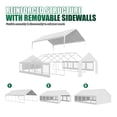 thumbnail image 4 of Clouddwell Heavy Duty 20X30FT Party Tent, Large Outdoor Wedding Tent with Removable Sidewalls & Sandbags, Commercial Wedding Large Tent,Carport, BBQ,UV 50+, Waterproof, White, 4 of 9