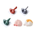 thumbnail image 3 of Goriertaly Practical Function Holder For Easy And Convenient Hanging Cartoon Animal Tail Hook Bathroom Hooks Squirrel, 3 of 6