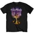 thumbnail image 2 of T-Shirt Homme Noir Phoenix Rising Violet Profond (TG), 2 of 2