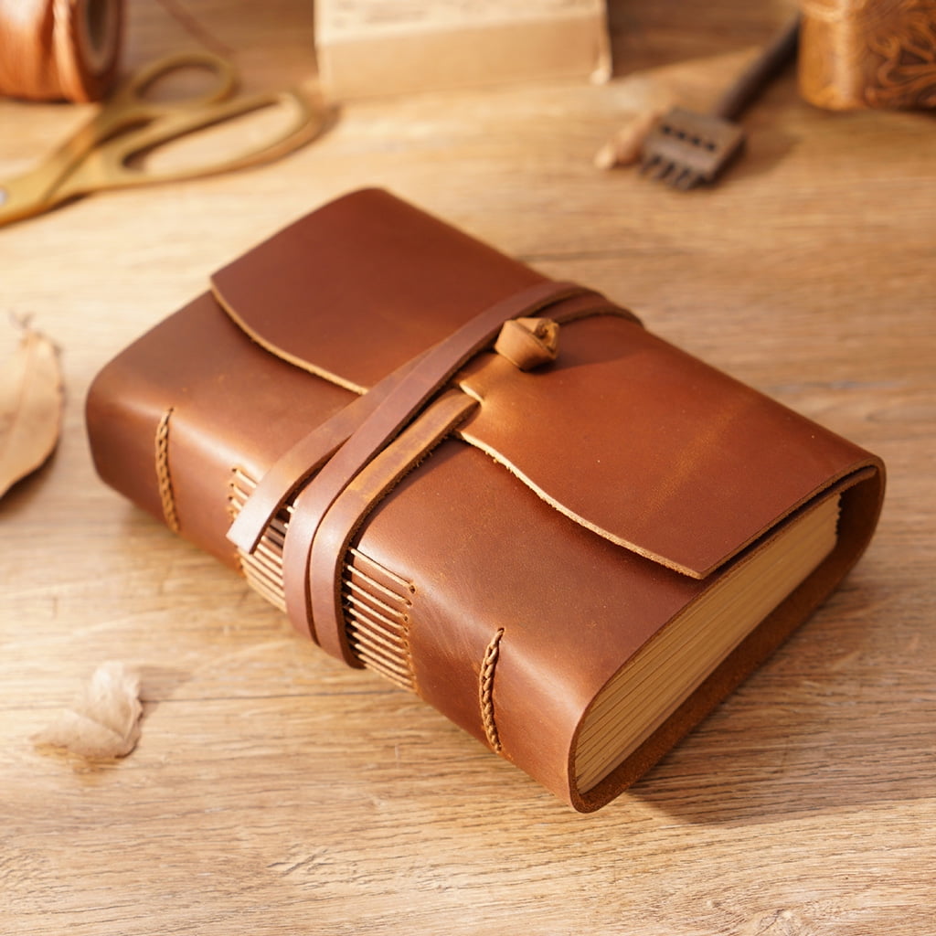 Milue Exquisite Vintage Notebook Antique Handmade Sketchbook Business Gift