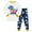 A128-Yellow, variant on Hessimy Toddler Boys Girls Spring Summer Cute Print 2Pcs Short Sleeve Tops Pants Soft Sleepwear Pjs Casual Set, Short Sleeve Pjs, 2M-12Y(Light Green,7-8 Years)