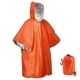 thumbnail image 1 of Poncho de lluvia de emergencia con película de aluminio PE para acampar y hacer senderismo | Aislamiento térmico, impermeable y resistente al viento | Compacto y ligero con bolsa de almacenamiento |, 1 of 1