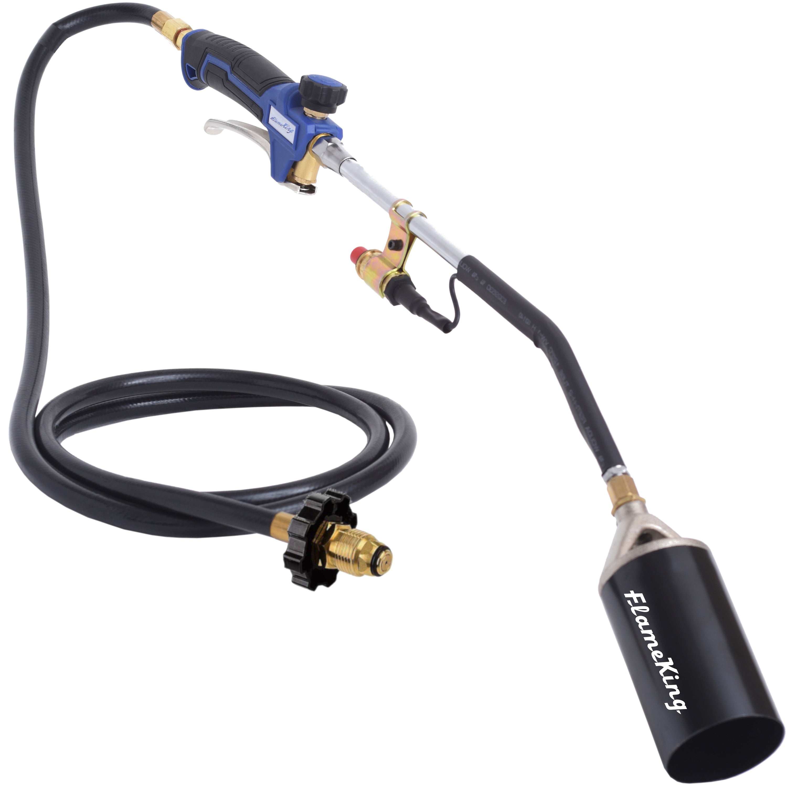 Flame King Propane Torch Kit, 340000 BTU, Weed Burner with Auto Piezo Igniter, Adjustable Flame