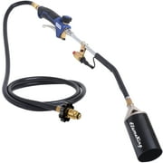 Flame King Propane Torch Kit Heavy Duty Weed Burner, 340000 BTU with Auto Piezo Igniter