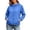 Blue, variant on Women's Lightweight Hooded Zip Up Jacket – Versatile Summer Sun Protection Coat in Sizes S-4XL, Breathable Outdoor Casual Outerwear for Daily Travel