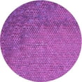 thumbnail image 1 of Ahgly Company Indoor Round Patterned Crimson Purple Area Rugs, 8' Round, 1 of 6