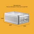 thumbnail image 4 of Contenedor Almacenamiento Estante para Verduras Gran Capacidad 2 Capas Refrigerador, 4 of 9