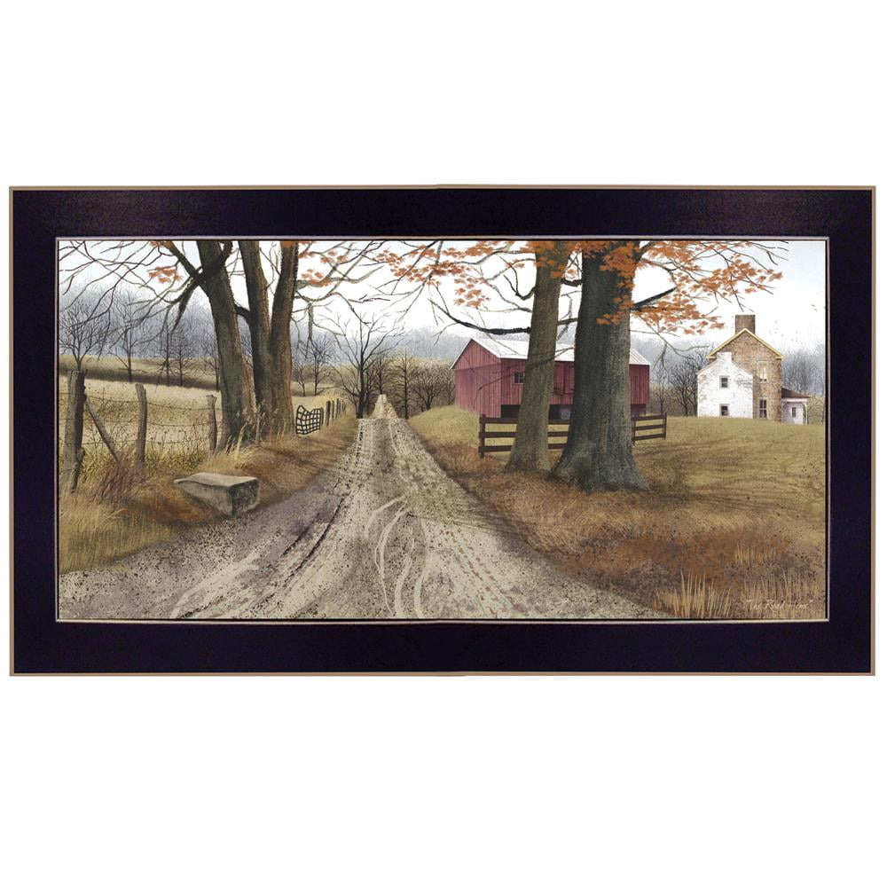 "The Road Home" by Billy Jacobs, Ready to Hang Framed Print, Black