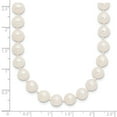 thumbnail image 3 of Primal Gold 14 Karat Yellow Gold 7-8mm White Near Round Freshwater Cultured Pearl Necklace, 3 of 4
