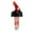 Red, variant on Plastic Spirit Measure Measuring Pourer Drink Bottle Bar Wine Liquor Dispenser, 30ml / 1OZ
