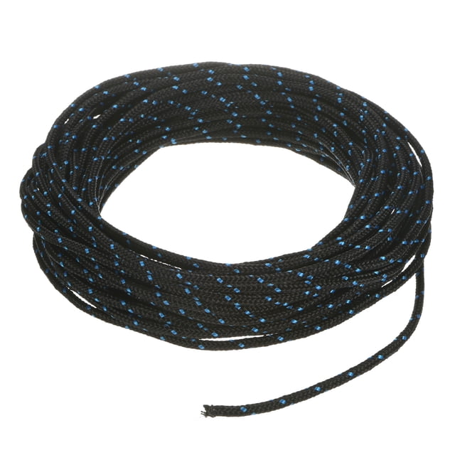 Cuerda de arranque de retroceso Uxcell 2.5mm 10m Cuerda de nylon para motosierra Negro Azul