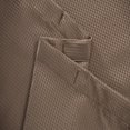 thumbnail image 5 of Dainty Home Waffle Weave Textured Fabric Shower Curtain, 70” x 72", Mocha, 5 of 6