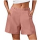 thumbnail image 1 of Combinadores Cortos para las Mujeres de Ajuste Suelto, Punk Hippie Sólido, Pantalones Sueltos de Bolsillo de la Ropa Callejera Jogger, 1 of 7