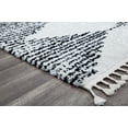 thumbnail image 5 of Rugs America Moon MS30A Heath White Tribal Moroccan White Area Rug, 2'2"x8', 5 of 5