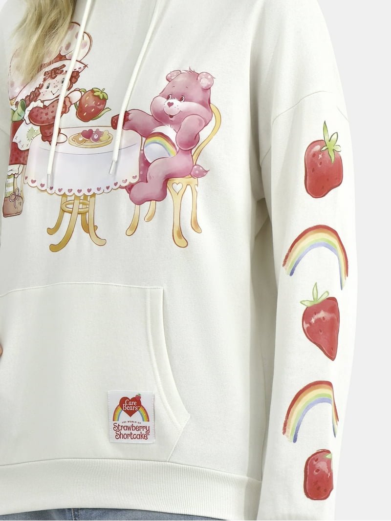 Strawberry Shortcake x Care Bears Women's Beary Berry Sweet Hoodie