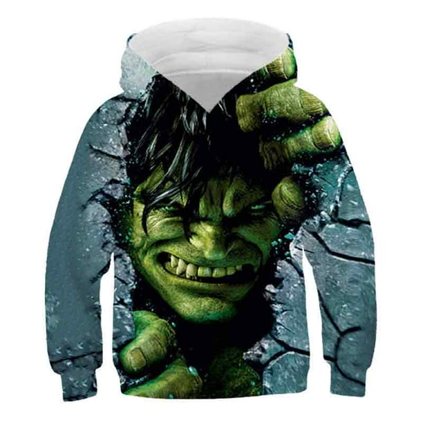 Marvel Avengers Hoodies New 2022 Hulk Ropa para niños Super hero Infant Kids Boy Sweater Hoodies Sudaderas Baby Boys Clothes11T zhangmengya CONDUJO