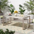 thumbnail image 4 of Noble House Navan Outdoor Dining Table in Silver, 4 of 10
