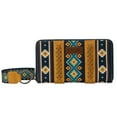 thumbnail image 5 of Wrangler Wristlet Western Wallet Boho Aztec Credit Card Holder for Women, Miso, 5 of 8