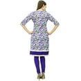 thumbnail image 2 of Bimba Ladies Cotton Kurta Floral Kurti Classic Casual Indian Short Tunic Blouse, 2 of 4