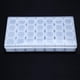thumbnail image 3 of Caja Plástico para Almacenamiento Joyas Herramientas Uñas Transparentes Con 28 Ranuras Organizador Cuentas, 3 of 3