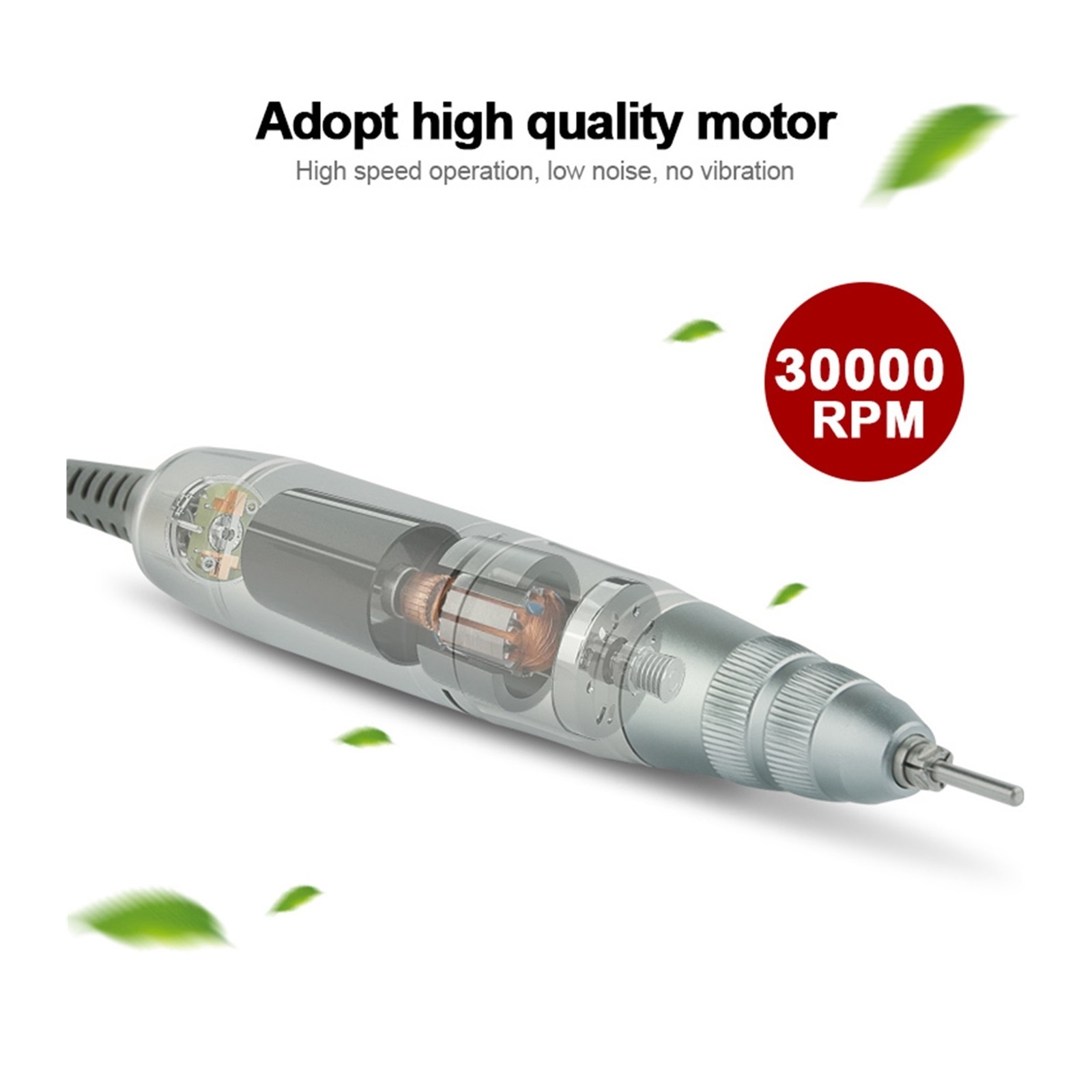 Electric Nail Drill Machine, 30000RPM Professional Efile Nail Drill, Electric Nail File For Acrylic Nails Gel Nails ,Low Noise