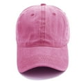 thumbnail image 2 of Wweixi Spring Washed Cotton Lovers Baseball Cap Women Casual Cap Men Snapback Adjustable Breathable Solid Hats, 2 of 3