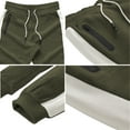 thumbnail image 6 of FEDTOSING Men's Gym Sweatpants Drawstring Green Running Joggers Trackpants with Zipper Pockets, 6 of 6
