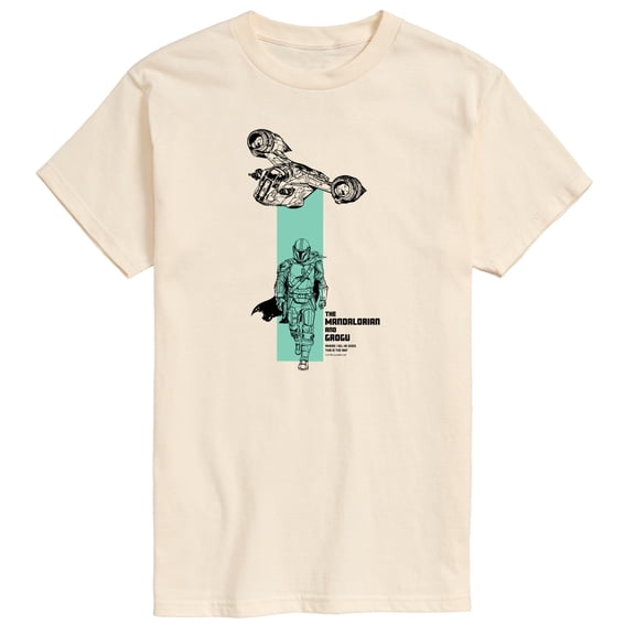 The Mandalorian And Grogu - Color Block - Men's Short Sleeve Graphic T-Shirt