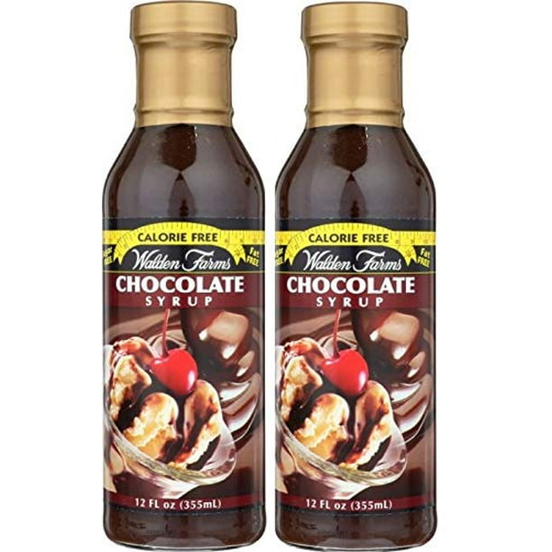 Walden Farms Calorie Free Chocolate Syrup 12 oz (Pack of 2) Walmart