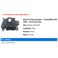 thumbnail image 2 of Main Air Flap Actuator - Compatible with 2009 - 2016 Ford Flex 2010 2011 2012 2013 2014 2015, 2 of 3