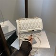 thumbnail image 3 of Bolso de cadena de diamantes con diseño de nicho para mujer, otoño 2025, nuevo bolso de gran valor, bandolera de un solo hombro para mujer, pequeño bolso cuadrado, 3 of 5