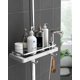 thumbnail image 4 of Shower basket - For bathroom storage - Shower rod 24-25mm - White 1pc, 4 of 5