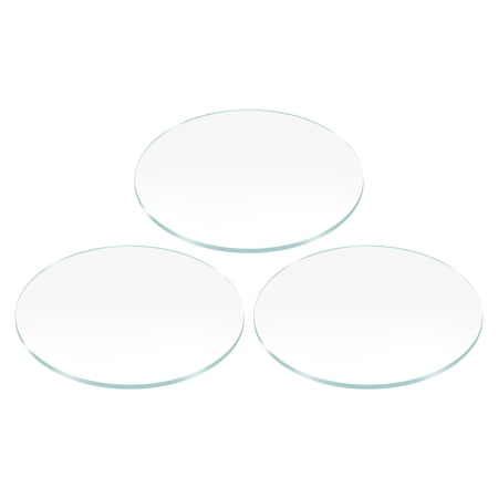 3pcs Watch Glass Lens 32mm Dia 1.2mm Thickness Mineral Glass Round Flat Clear Crystal Lens Watch Face Replacement Parts for Watchmaker Repair
